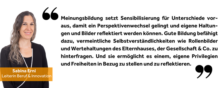 Sabina Erni äussert sich zur Mobilisierung von jungen Menschen und Frauen.